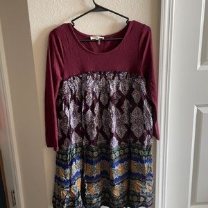 Knee-length dress